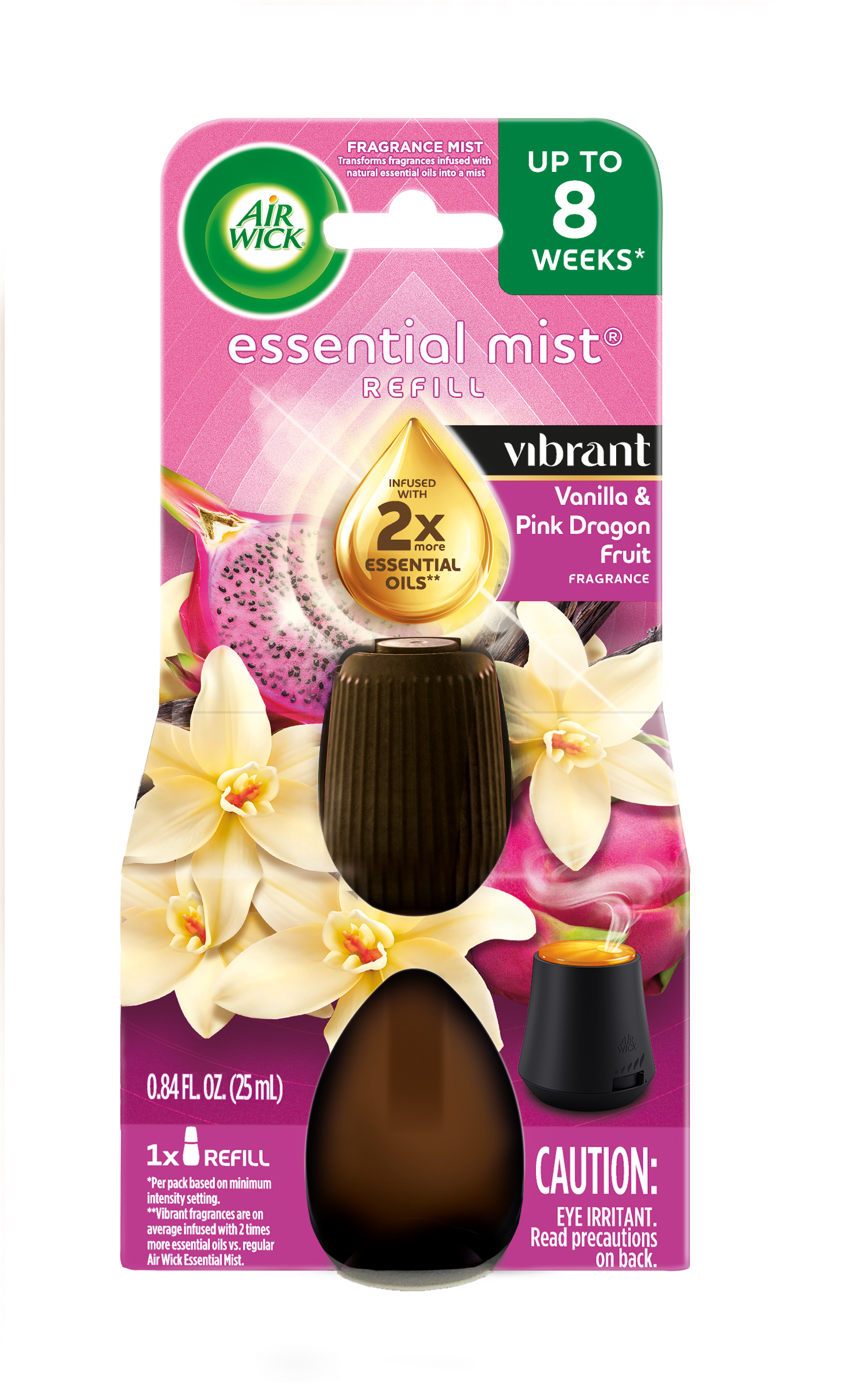 AIR WICK® Essential Mist - Vanilla & Pink Dragon Fruit (Vibrant)